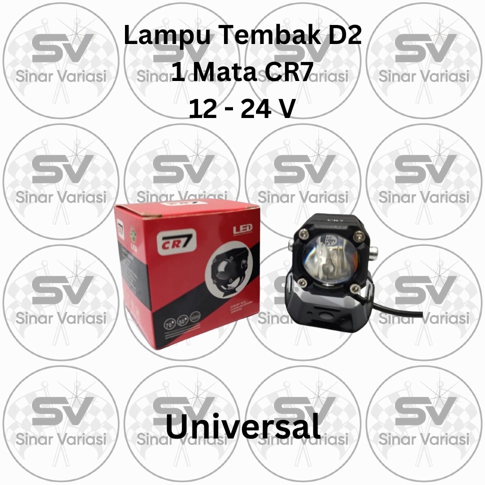 D2 CR7 Mini LED แสงเลเซอร์ Mini Spotlight D2 Mini Spotlight D2 ขับรถ 20 WATT Universal รถจักรยานยนต์