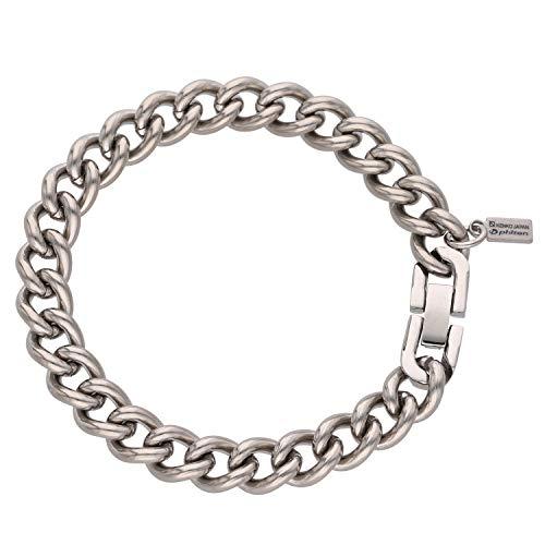 [KJ Phiten] KJ Phiten [Limited Edition] Titanium Chain Bracelet, Kiebi, Length 17–21cm (21cm), Width