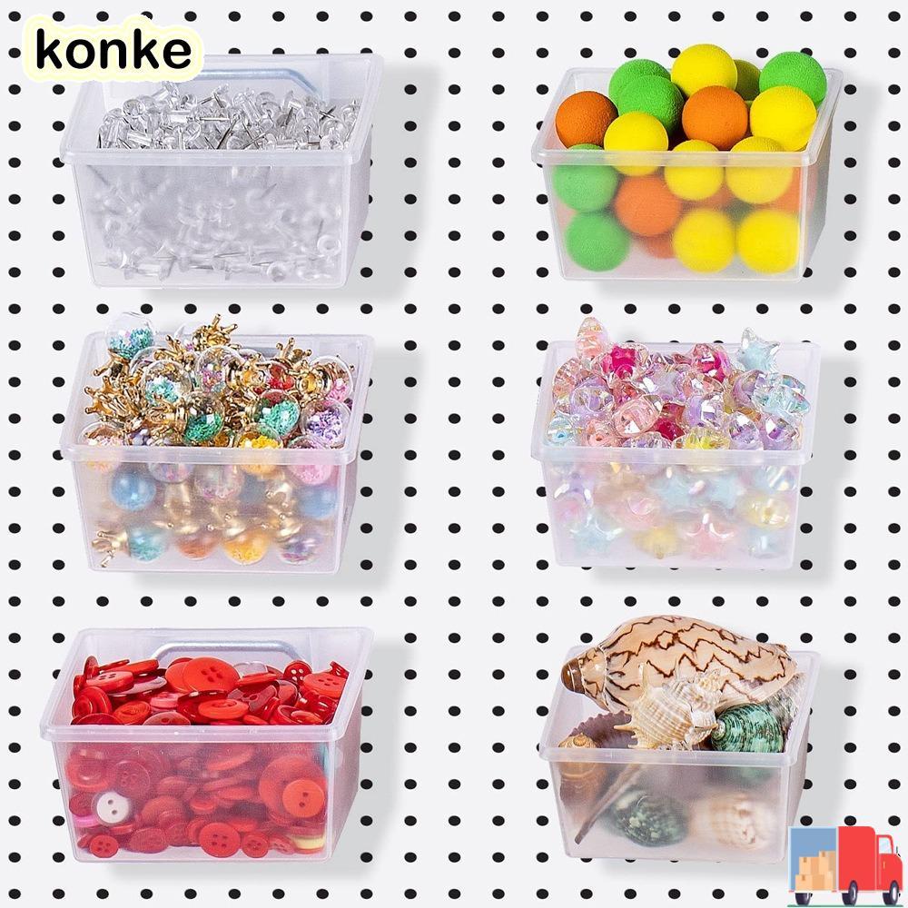 ตะขอ Pegboard KONKE, ถัง Pegboard PP, กล่อง Pegboard