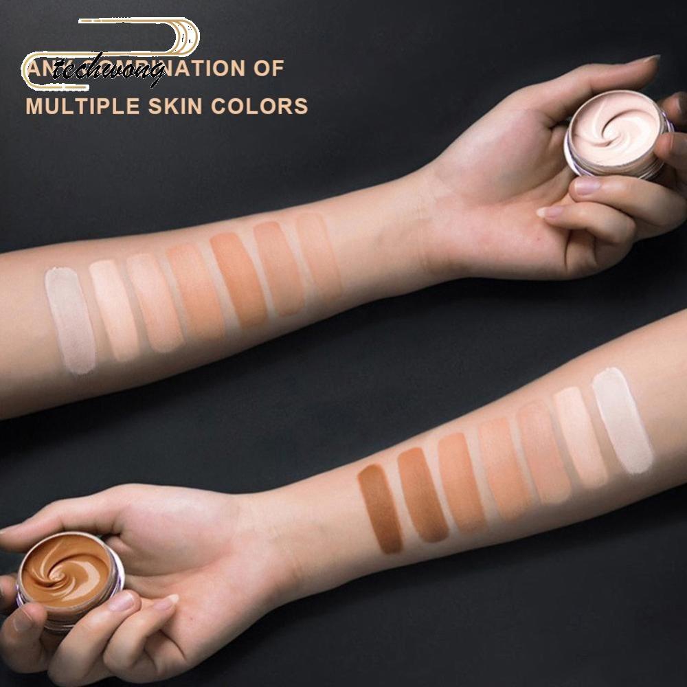 TECHWONG คอนซีลเลอร์รอยสิว, ยาวกันน้ํา No Smudging Tattoo คอนซีลเลอร์, ทาผิวแห้งเร็ว 2 สีรอยแผลเป็นป