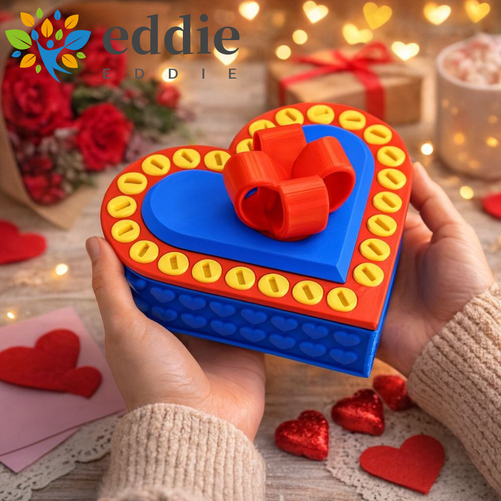 EDIE Prank Screw Box, กล่องของขวัญ Annoying ที่ถอดออกได้ 8 ซม., กล่องเก็บของตลกแปลกใหม่พร้อมสกรู Tak