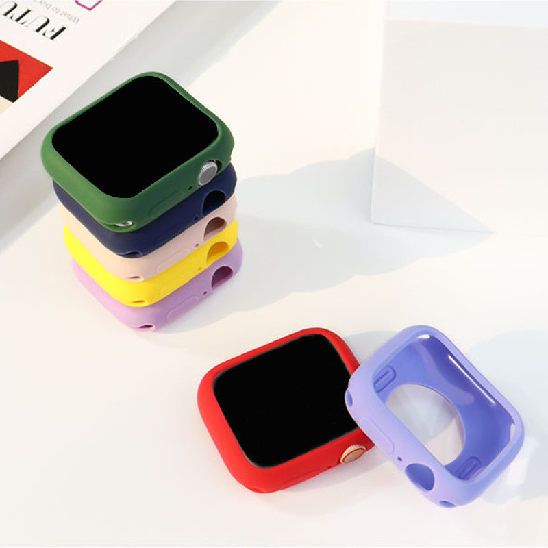 เคส กรณีกันชนยาง for Smartwatch Apple Watch SE Ultra 3 2 รูปที่ 5