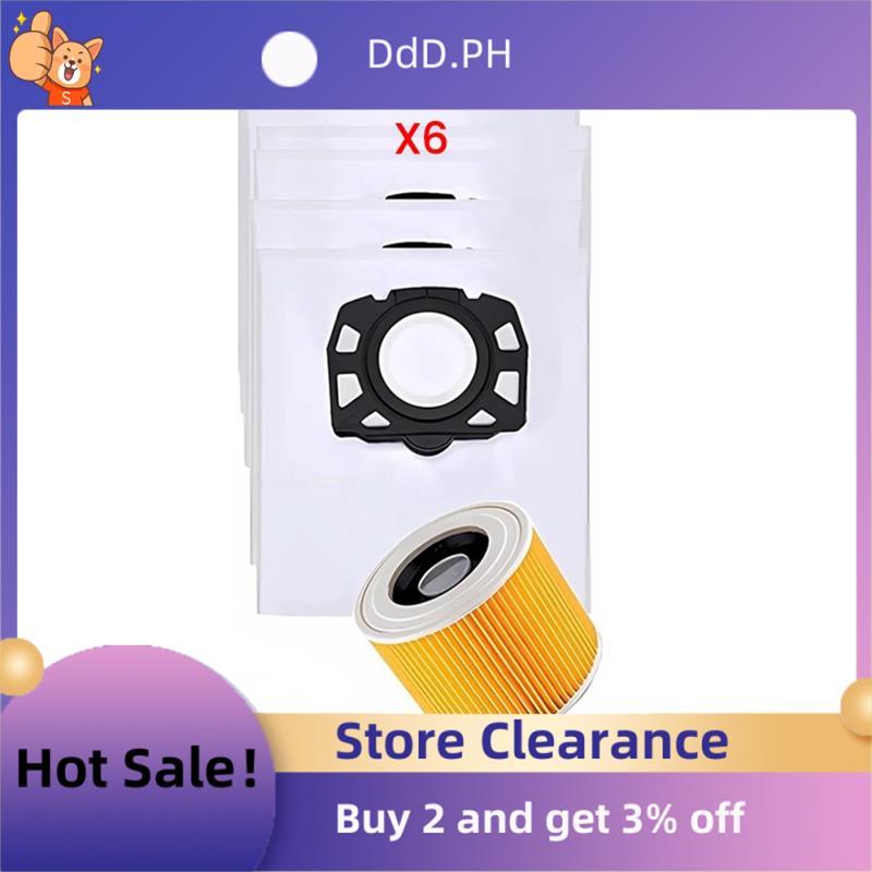 เปลี่ยนถุงกรองสําหรับ WD2 Plus WD3 WD3s KFI 357 SE4001 SE4002 KA 40 เครื่องดูดฝุ่น 2.863-314.0
