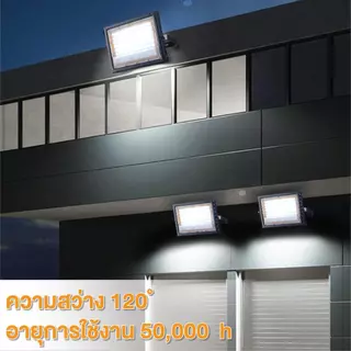 ktm ไฟสปอตไลท์ LED 85W-300W แสงขาว 4500LM กันน้ำ IP65 ใช้เป็นโคมไฟถนน ภูมิทัศน์ หรือส่องสว่างกลางแจ้ง 220V