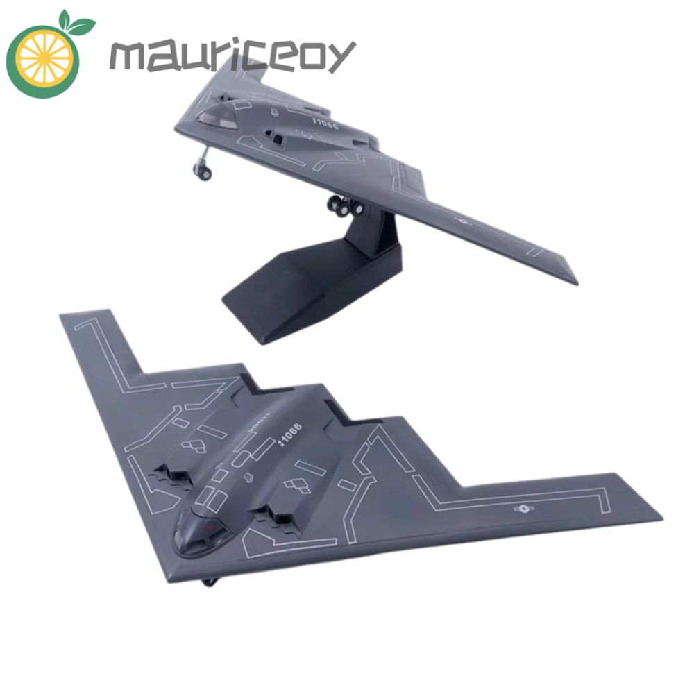 MAURICEOYA Air Force B2, USAF B-2A สําหรับจอแสดงผล B2 เครื่องบิน, ของขวัญวันหยุด 1:200 Scale Diecast