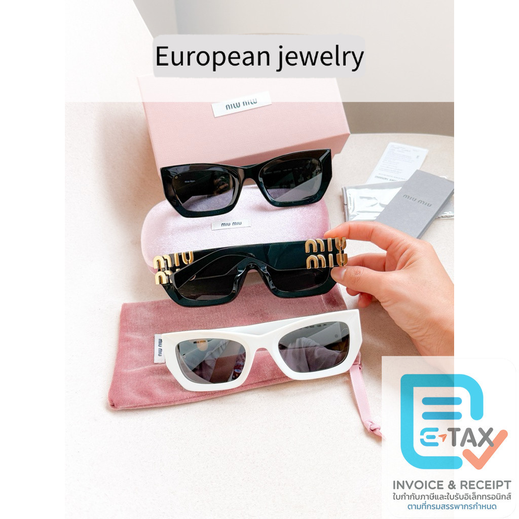 👑Miu Miu คอล Miu Glimpse รุ่น 09WS ร้านแอมของแท้เท่านั้นค่า