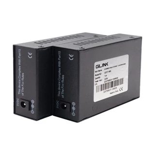 GLINK GCVT-08 Fiber to Lan Media Converter 10/100 MB 20Km (2pcs/1Set)