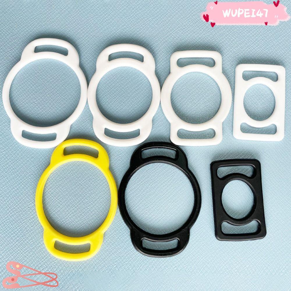 WUPEI47AD 10 ชิ้นอุปกรณ์คาราบิเนอร์กลางแจ้งหัวเข็มขัดยาง Hook Camping เดินป่าเครื่องมือกาต้มน้ําแขวน