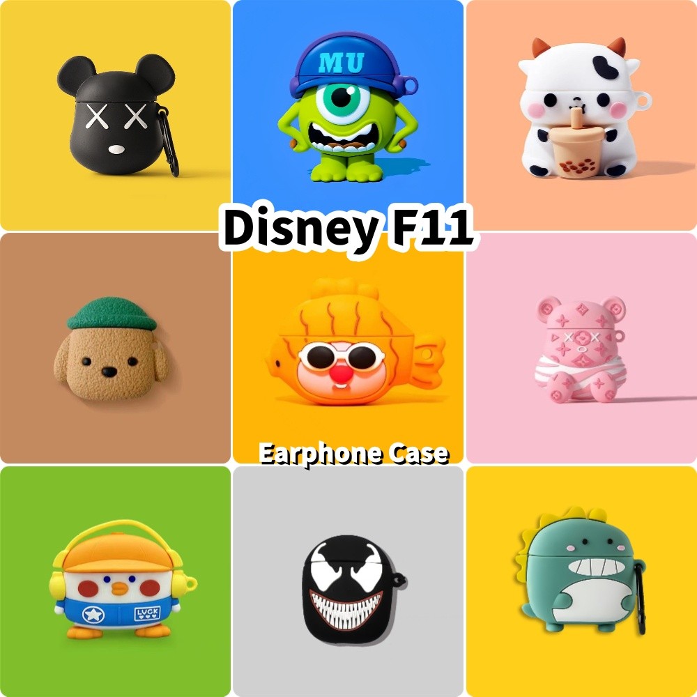 Case HomeFor Disney F11 Case Casing Soft Silicone Trend Cartoon Series Headphone Case Cover