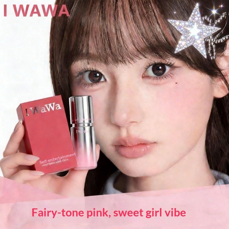 Iwawa Eva Blush Liquid ให้คอมเพล็กซ์อ่อนเยาว์ คอนทัวร์ใสและเป็นธรรมชาติ ให้ความชุ่มชื้นยาวนาน และผิวครีม