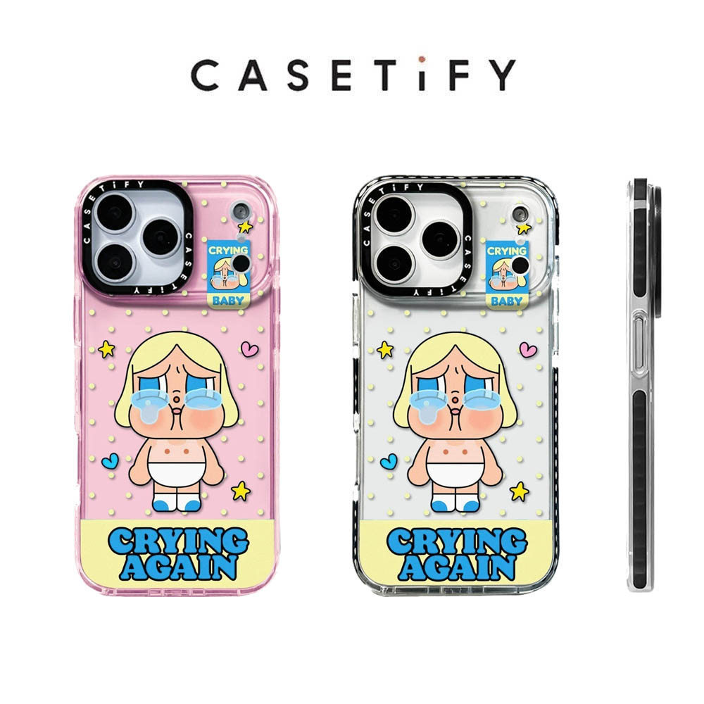 น่ารักหลากสีร้องไห้สาวเคสโทรศัพท์สําหรับ ไอโฟน 17 มือโปร สูงสุด 17อากาศ 16 15 14 13 12 11 มือโปร สูงสุด กันกระแทกฝาครอบป้องกัน