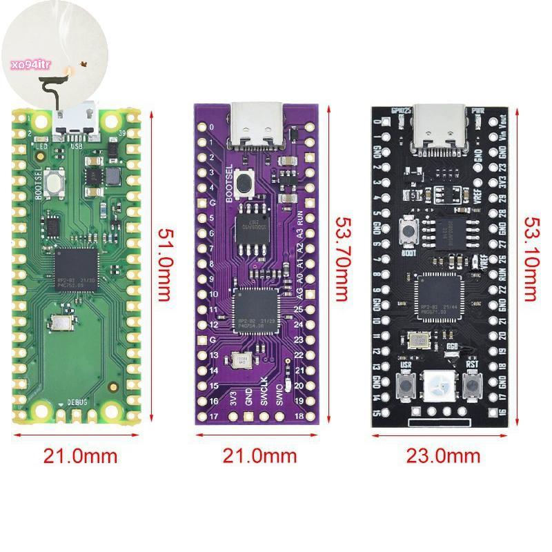 XOITR 1 PC RP2040 Core Board TYPE-C USB-C สําหรับ Raspberry Core Board 4MB/8MB/16MB RP2 Raspberry Pi