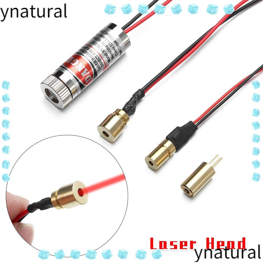 YNATURAL Cross Laser Focusable Focus Industrial Class 650nm 5mW Module Head Laser