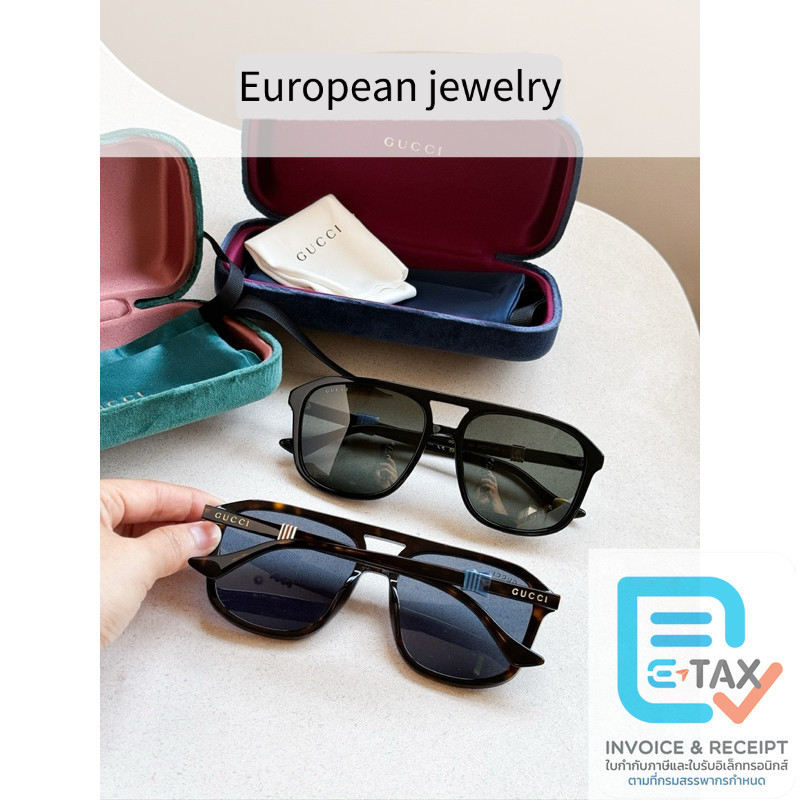 👑Gucci Acetate Aviators ทรงนักบินสุดเท่ GG1494S