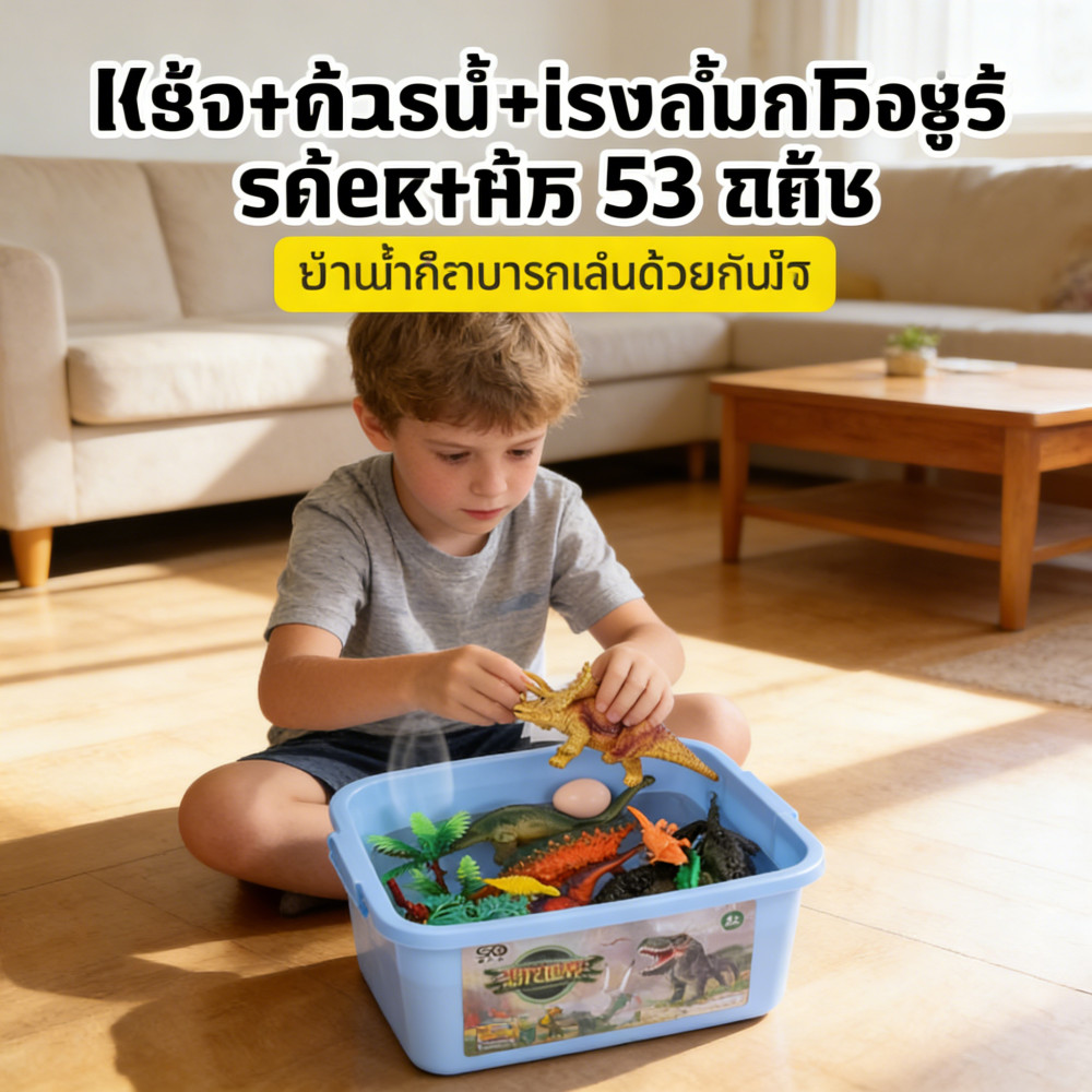 ส่งรองรับคุณภาพCODชุดสัตว์เสริมเล่นจำลอง53