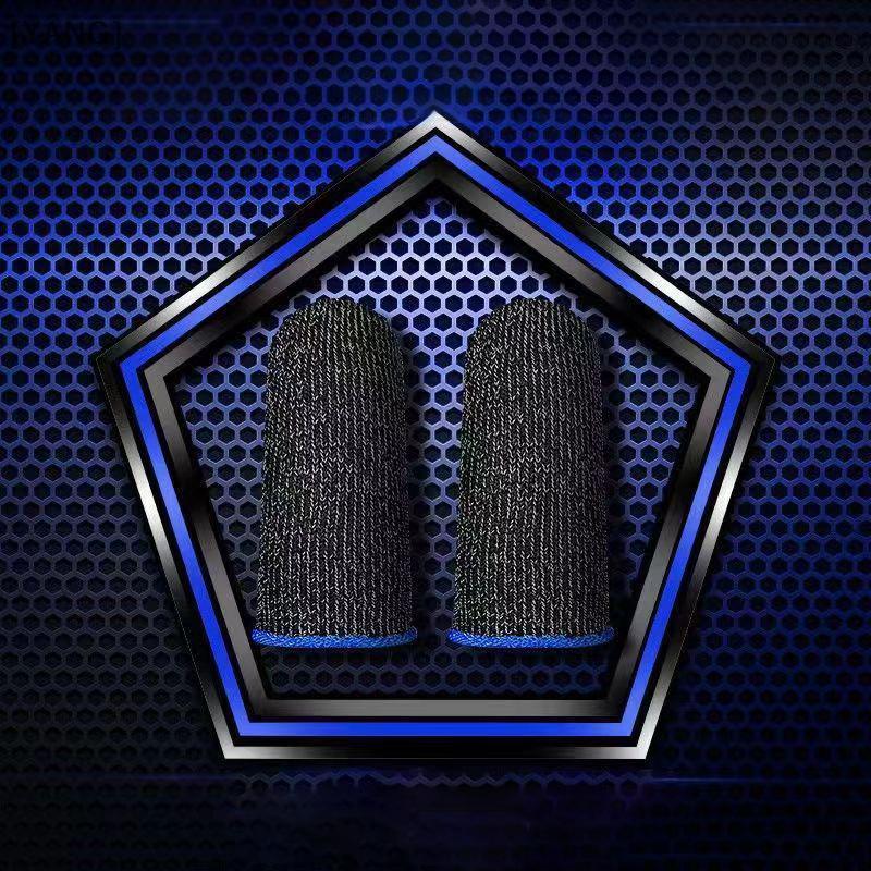 [YANG] 2 ชิ้นนิ้วมือ Breathable เกมคอนโทรลเลอร์นิ้วมือสําหรับ Pubg เหงื่อ Anti-Scratch หน้าจอสัมผัส Gaming Thumb ถุงมือ null