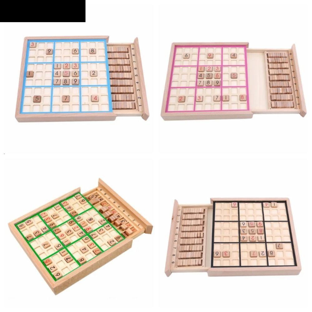 AUBREY1 Sudoku Crosswords ของเล่น,การศึกษานานาชาติ Sudoku หมากรุก,ตารางละติน Montessori Infal Logic 