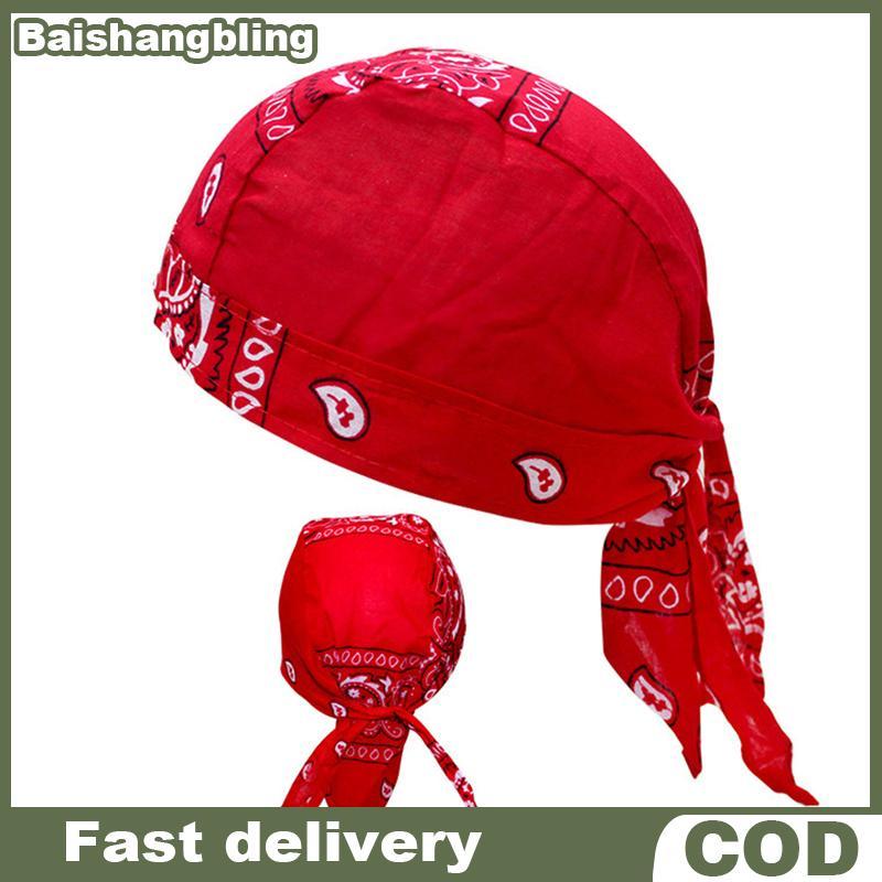 BSBL หมวก_unisex_สำหรับผู้หญิงและผู้ชาย จากผ้าฝ้าย พันคอสไตล์โจรสลัด BL