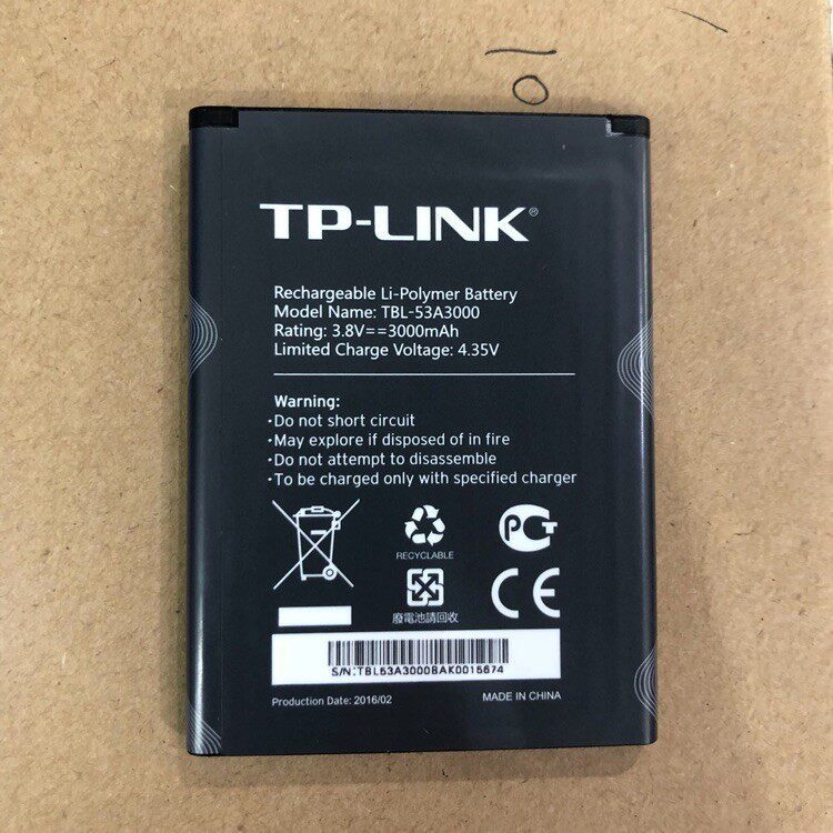 เหมาะสําหรับ General Union TP-LINK M7650 M7450 TBL-53A3000 TBL-53B3000 แบตเตอรี่