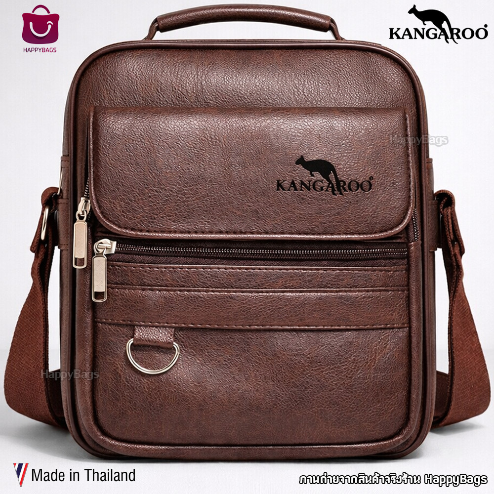 กระเป๋าสะพายข้างผู้ชาย  Kangaroo หนังPU   (ส่งจาก กรุงเทพมหานคร)
