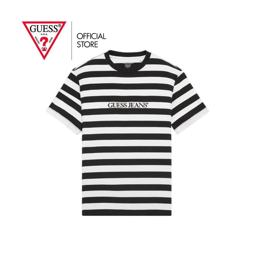 GUESS MEN เสื้อยืด รุ่น M4YI84K9XF1  สีดำ