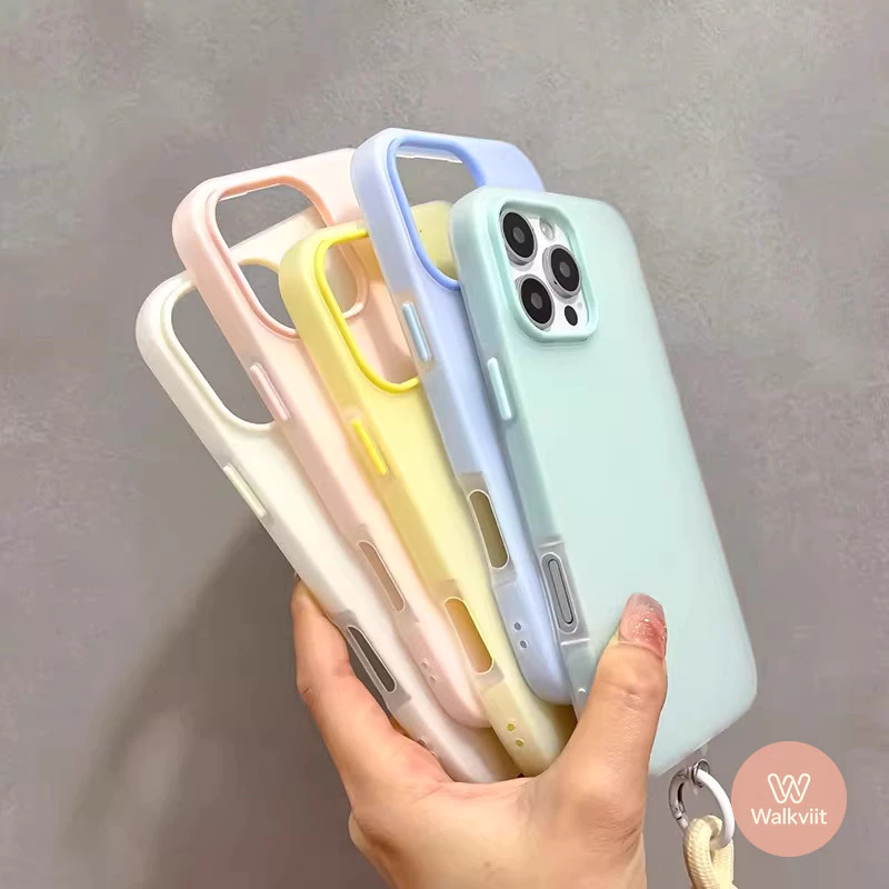 สีเรียบง่าย ปกนุ่มใหม่ 2 in 1OPPO A60 A3X A3 A58 A38 A5i A57 A16 A55 A54 A76 A52 A18 A77 A3s A31 A15 A35 A17 Reno 10