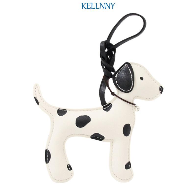 พวงกุญแจ Kelln Charming Dotted Puppy วัสดุPUน้ำหนักเบาที่เหมาะสำหรับการใช้งานประจำวัน