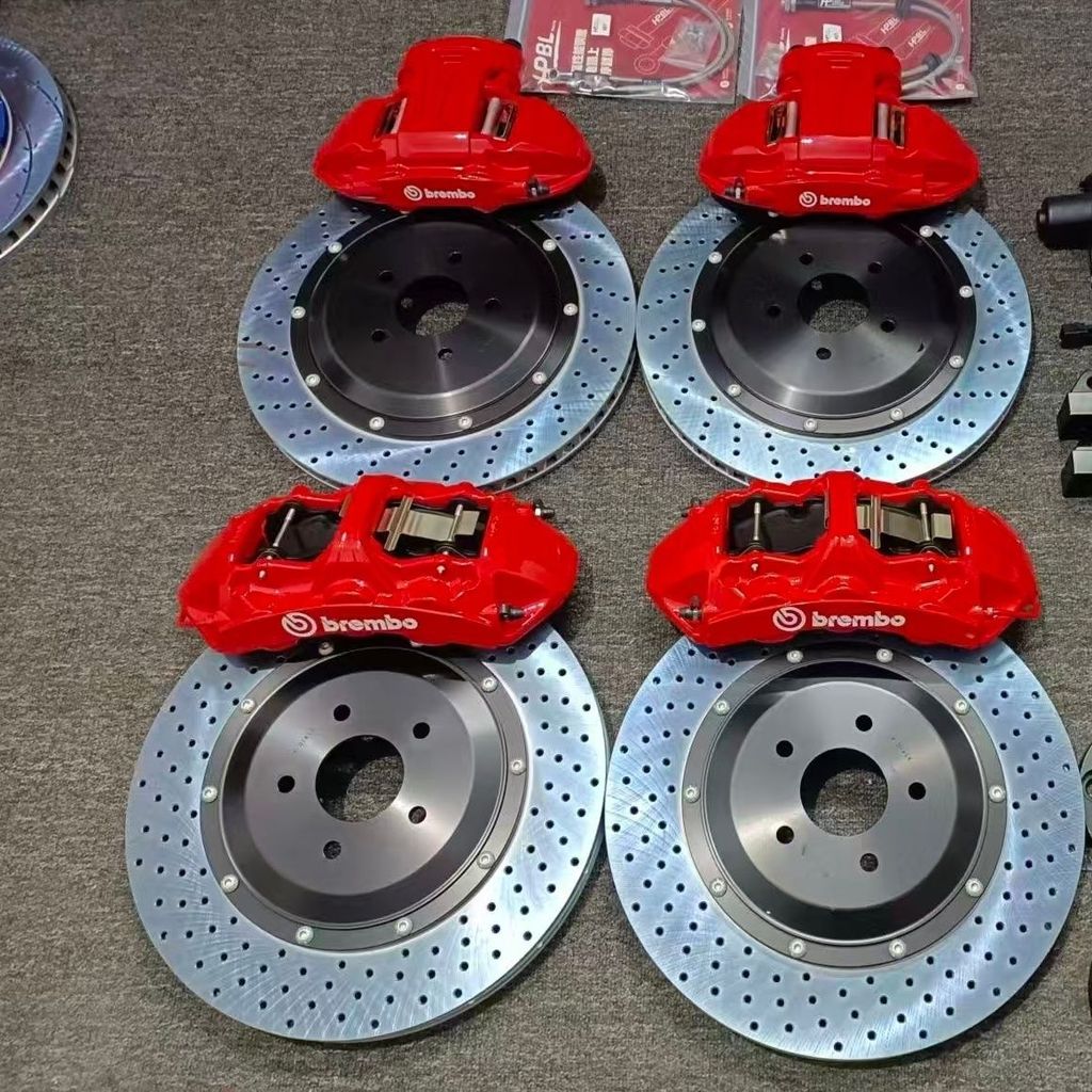 ชุดคาลิปเปอร์เบรกแต่งรถยนต์ใหม่ AP Brembo 6/4/1 พิสตัน V6 18Z m5 8N 9N ชุดครบชุด