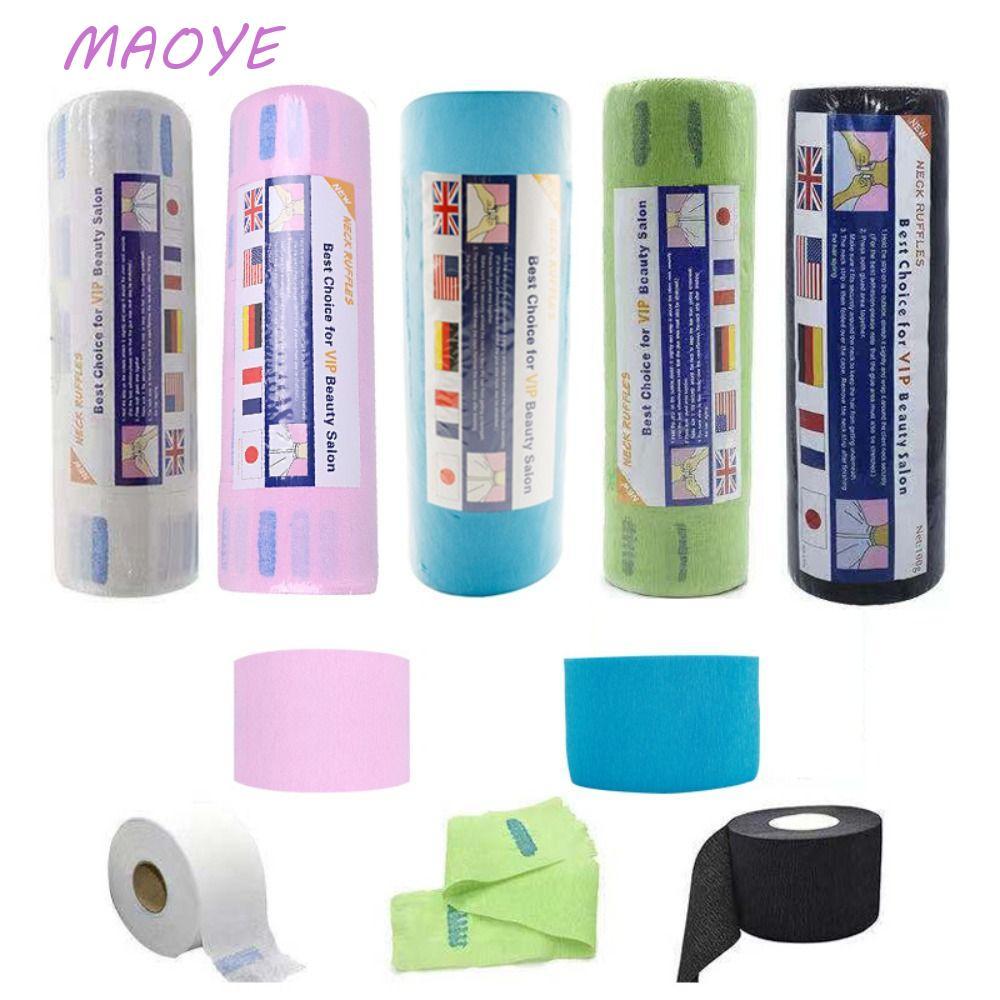 คAHก 5 เล่ม/ชุด กระดาษคอแบบใช้แล้วทิ้ง ดูดซับ Perspiration​ เนื้อเยื่อกระดาษแถบคอกันน้ํา,เครื่องมือจ