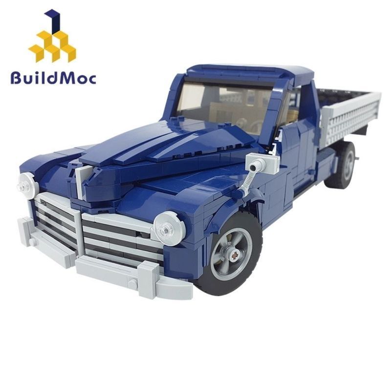 BuildMOC Peugeot 203 ใช้งานร่วมกับ Lego การศึกษาประกอบอาคารบล็อก MOC-58090