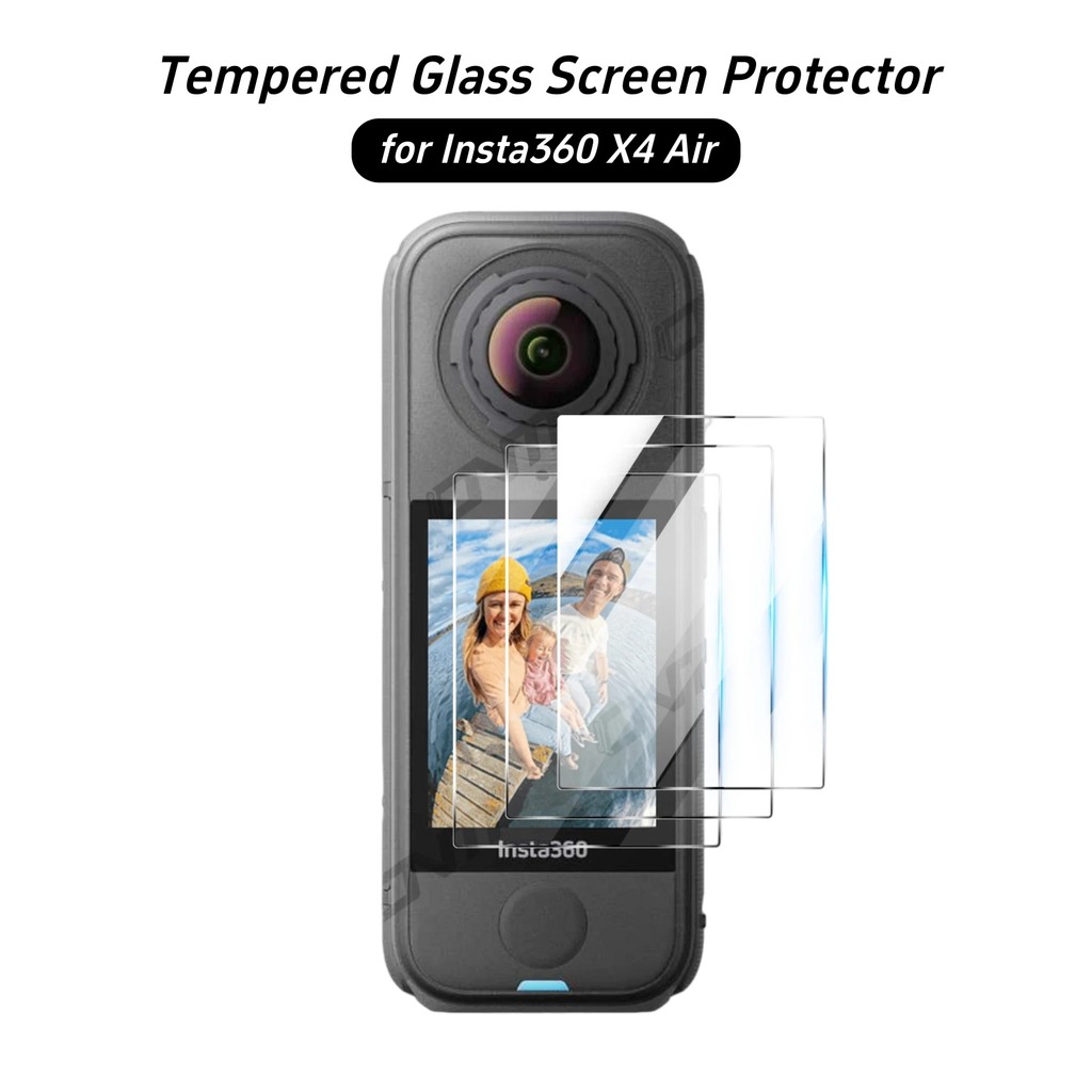 กระจกนิรภัยสําหรับ Insta360 X4 Air Screen Protector Glass 9H Premium HD Anti-scratch ฟิล์ม Insta 360 X4 Air กล้องอุปกรณ์เสริม