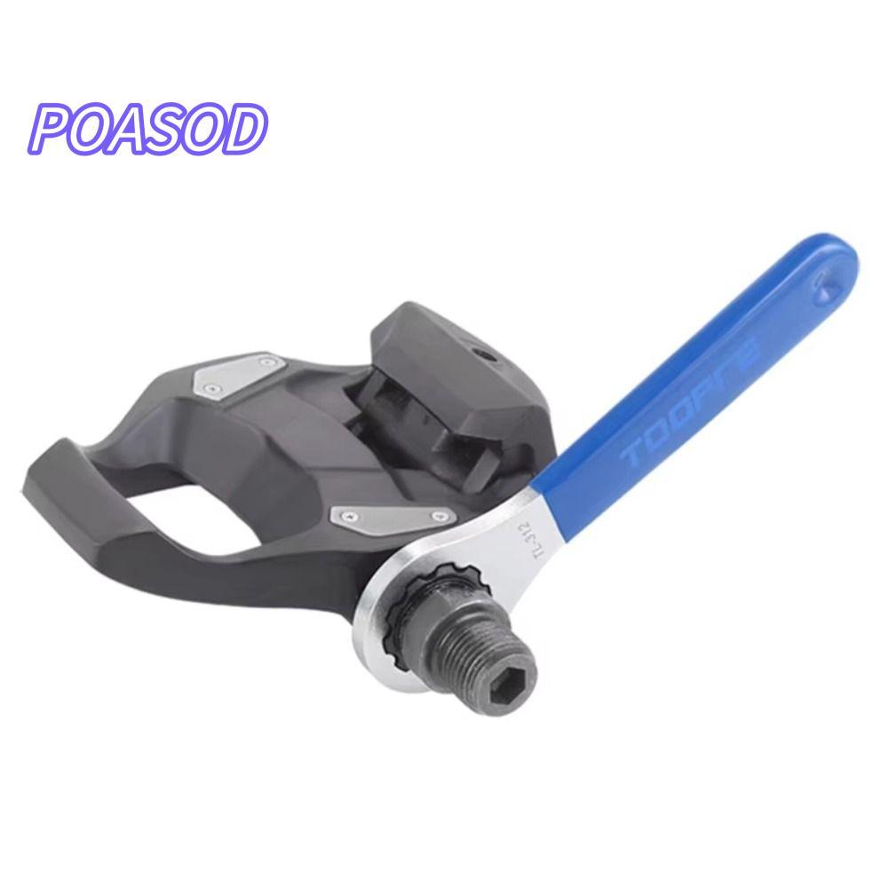 MAYSHOW เครื่องมือกําจัดคันเหยียบจักรยาน, 10T Multi-functional Pedal แกนเครื่องมือ,สวมใส่-resistance