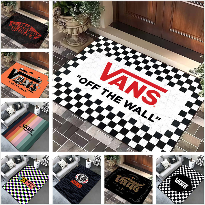 VANS รถตู้ แฟชั่นกีฬาสเก็ตบอร์ดรองเท้าโลโก้พรมกันลื่น,บ้านห้องนั่งเล่นห้องโถงพื้นที่ตกแต่งพรมปูพื้น,เด็กห้องนอนเล่น เสื่อ-66