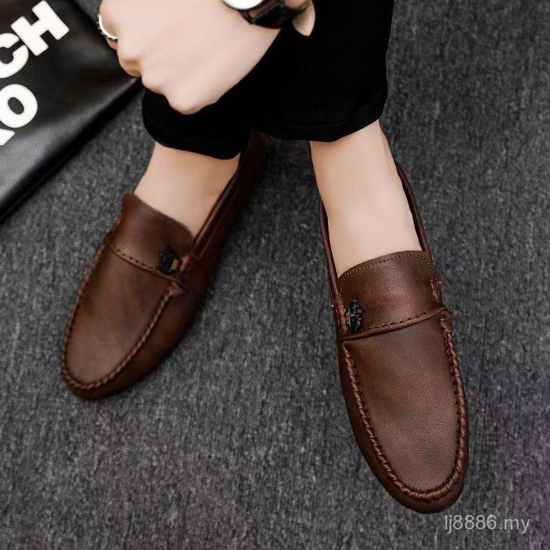 2026 รองเท้าขับรถผู้ชายที่สะดวกสบาย Low-Top Slip On รองเท้า O6NZ 9OQH