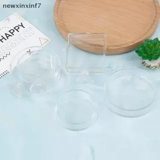 [ใหม่] Aquarium Feeder อะคริลิคปลาโปร่งใสรอบจานสแควร์กุ้งกล่องอาหารปลาและกุ้งอุปกรณ์ให้อาหาร [TH]