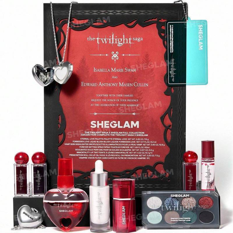 ญี่ปุ่น Daigou Sheglam2025Twilight Twilight Joint Makeup Vampire Blush Lip Glaze 3.11.0