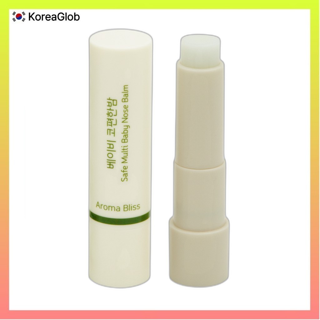 [aroma bliss] Safe Multi Baby Nose Balm (Aroma Stick Balm), 3.4g, 1 ชิ้น / เกาหลี Baby Balm by Korea