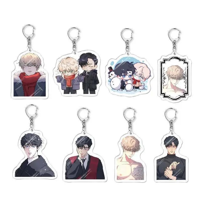 พวงกุญแจอะคริลิค Manhwa Roses and Wine Roses และ Champagne Caesar Lee Won รุ่นใหม่สุดฮอตสําหรับตกแต่
