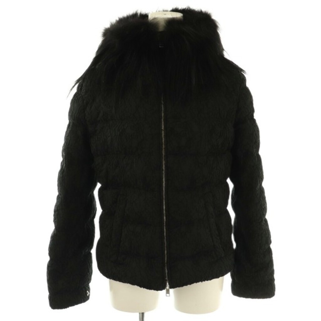 PRADA Down Jacket Jackets fur black Direct from Japan Secondhand