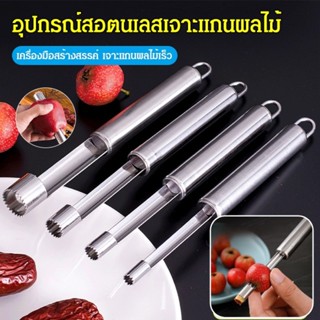 🚀ลดกระหน่ำ🚀【ที่เจาะแกนผลไม้】อุปกรณ์ สำหรับนำเมล็ดผลไม้ออก แบ…