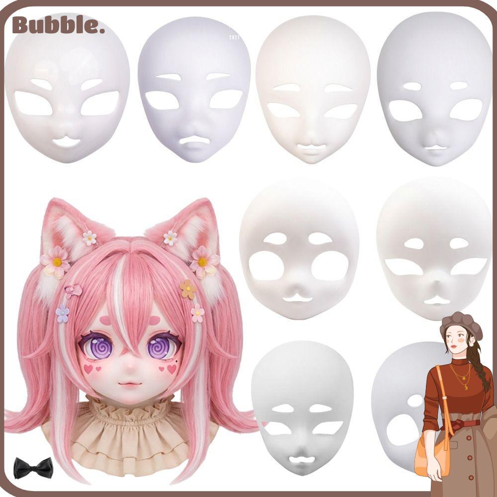 Bubble Kigurumi สัตว์พลาสติกหัวแมว สไตล์Anime สำหรับคอสเพลย์และปาร์ตี้