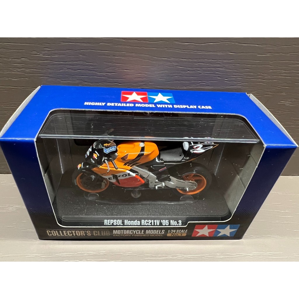 (((แพ็คเกจ SF Express Air Transport) TAMIYA 1: 24 2005 MOTO GP Repsol Honda Factory Team Honda RC211