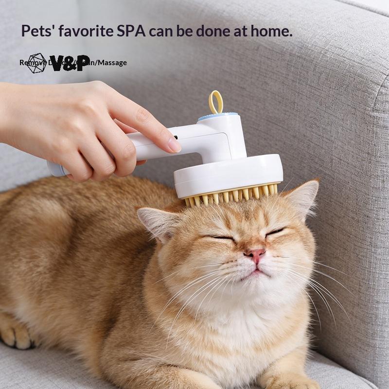 [V&PT] Pet b Hair Removalb Cats Dogs Brush Massage Catb Dog Grooming Brush For Cat Hair Cleaning Pet