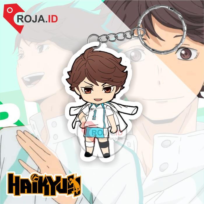 Gantungan Kunci Haikyuu Toru Oikawa - ภาพเคลื่อนไหว Kunci อะนิเมะ Haikyuu - Gantungan Kunci