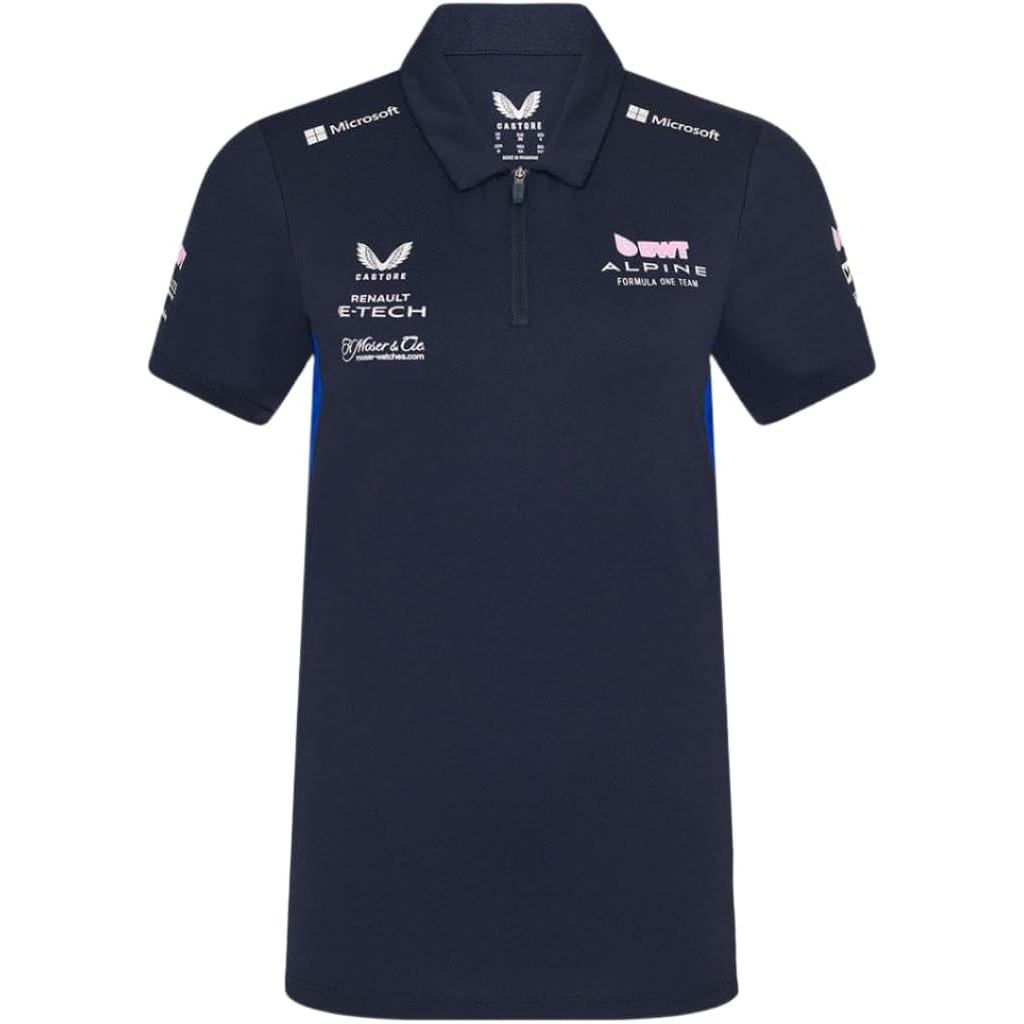 เสื้อโปโลทีมหญิง Castore Alpine Racing F1