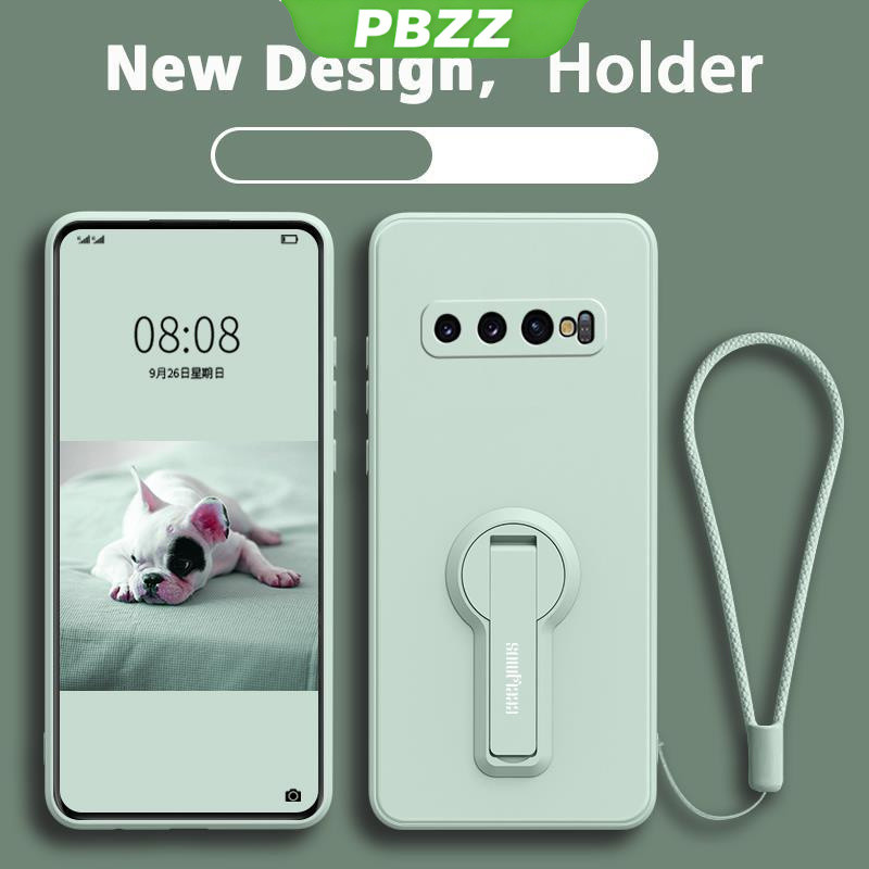 PBZZ FOR เคส ปลอกซัมซุง samsung S10 plus พลัสซัมซุง S10 Pro ซัมซุง S10 โทรศัพท์กรณี softcase ซิลิโคนกันกระแทกป้องกันเรียบกันกระแทกกันชนปกการออกแบบใหม่360 ° กับผู้ถือ ytxzzj01