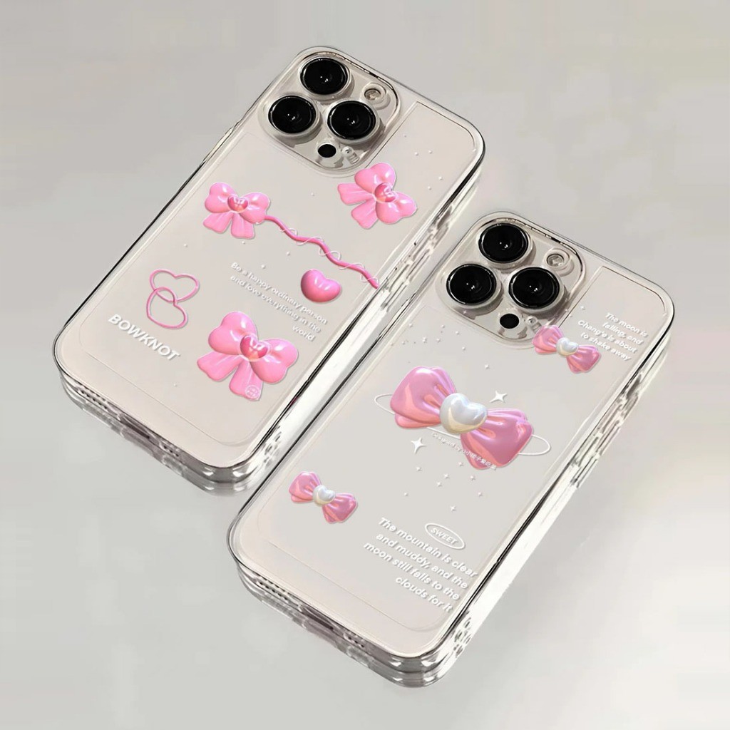 ต่อเนื่อง Softcase สําหรับ Motorola G34 G45 5G G06 Power Casing Hp Cute Ribbon Motif - PL01