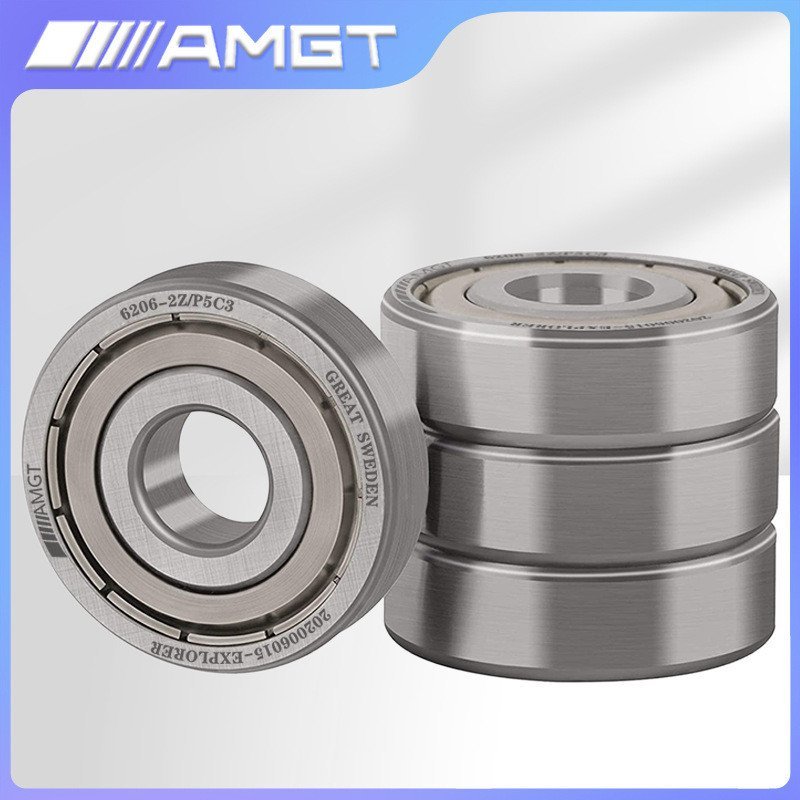 AMGT นําเข้าแบริ่งบอลร่องลึกประสิทธิภาพสูง 6000 6001 6002 6003 6004 6005 ZZ RS H5GJ