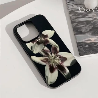 ส่งของเร็ว เคสสำหรับไอโฟน11 ดอกไม้ลิลลี่สไตล์อิน เคสวาวเยลลี่ For iPhone17 16 15 14 11 12 13ProMAX XS XR 7/8PLUS SE2/SE3