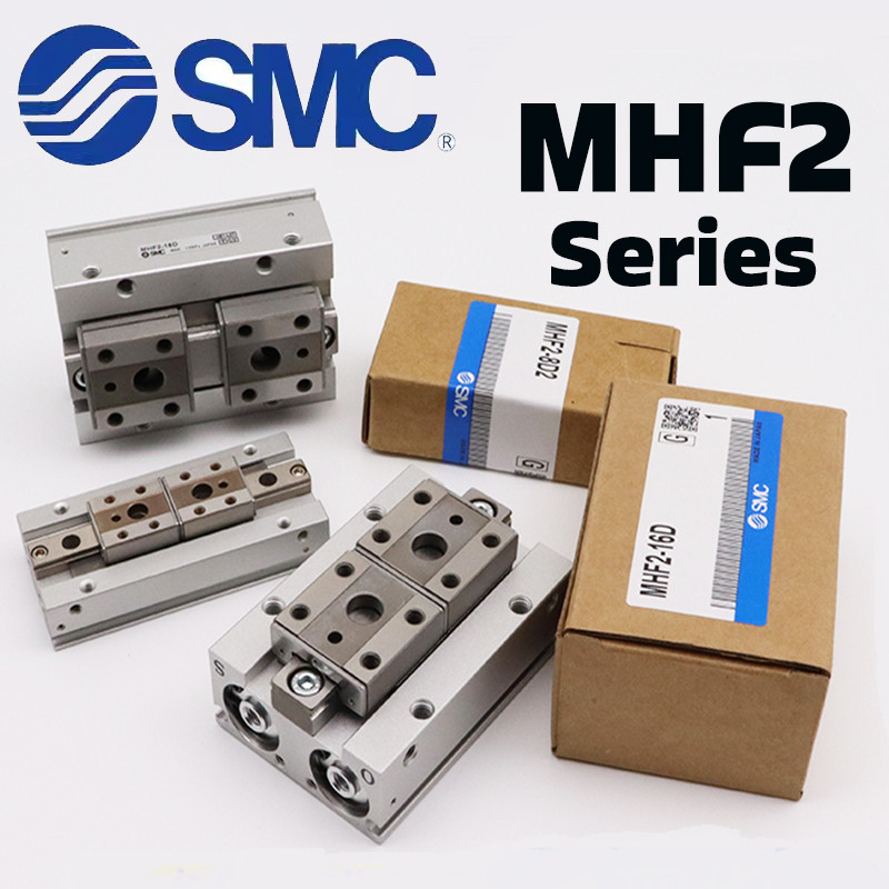 SMC โต๊ะเลื่อนกระบอกนิ้วขนาน MHF2-8/MHF2-16/MHF2-20D/D1/D2/DR/D1R/D2R
